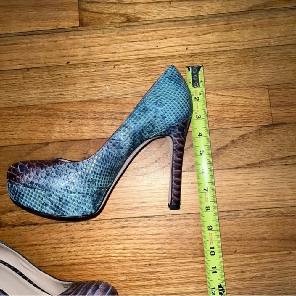 Joan and David real python leather platform